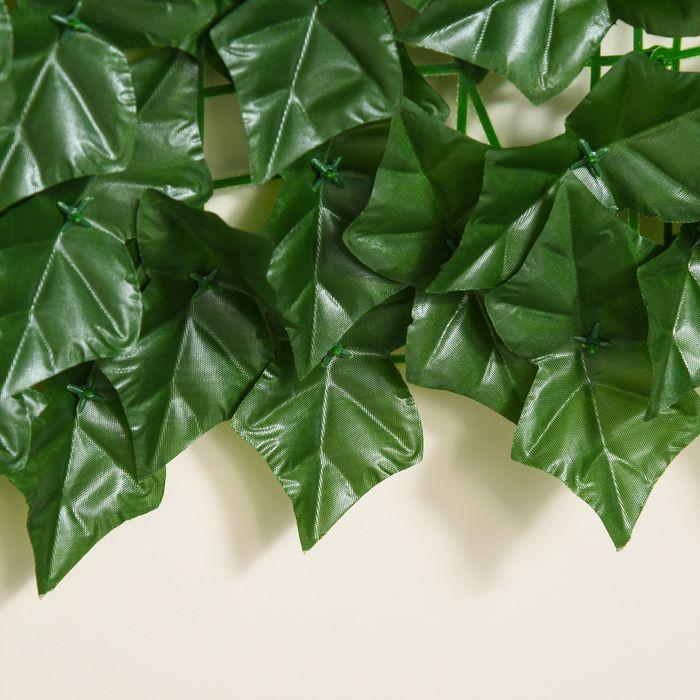 Image du produit Swisshandel24 Haie artificielle Haie brise-vue Plantes Haie décorative murale Vert foncé 300 x 100 cm (300 cm)