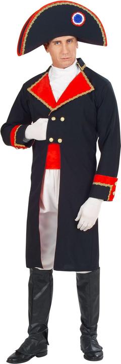 Produktbild Widmann Napoleon Bonaparte Schlacht Uniform mit Jacke, Jabot, Hose, Gürtel, Stiefelüberzieher, Hut (M)