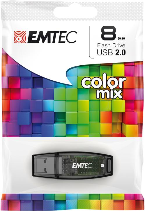 Produktbild Emtec C410 Color Mix (8 GB, USB-A, USB 2.0)
