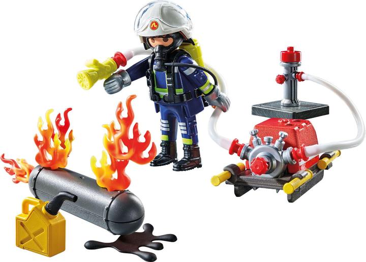 Produktbild Playmobil Löschung eines Gastanks (71826, Playmobil Action Heroes)