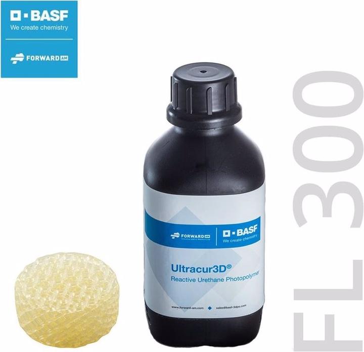 Basf Ultracur3D FL 300 Transparent 1.000 g (Transparent, 1000 g)