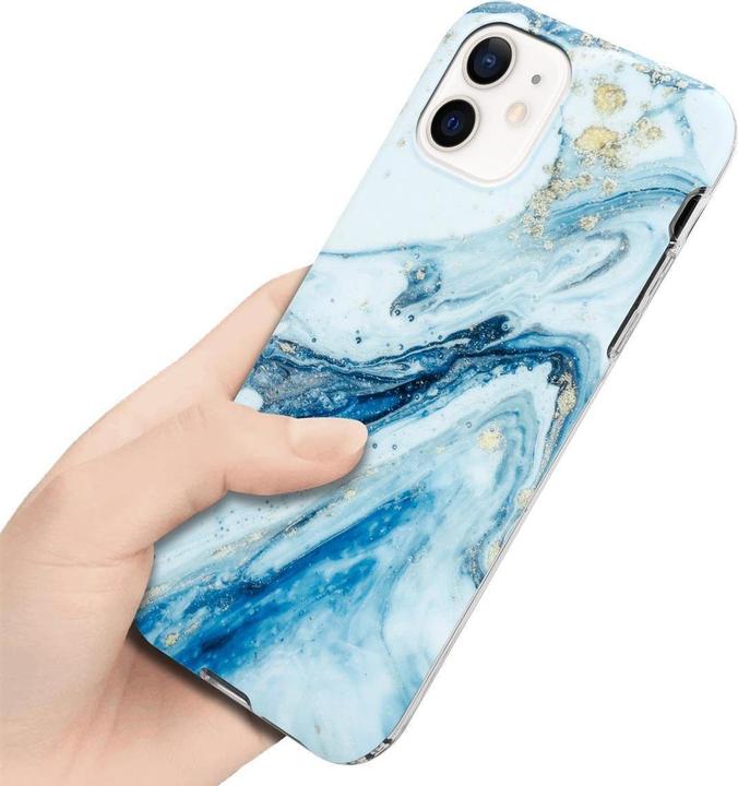 Produktbild Cadorabo IMD TPU Bunter Marmor Cover (Apple iPhone 12 Pro Max)