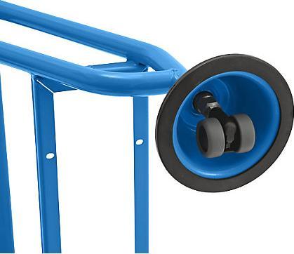 Immagine prodotto eurokraft pro Scaletta mobile con piattaforma (Scala doppia, 93.50 cm)