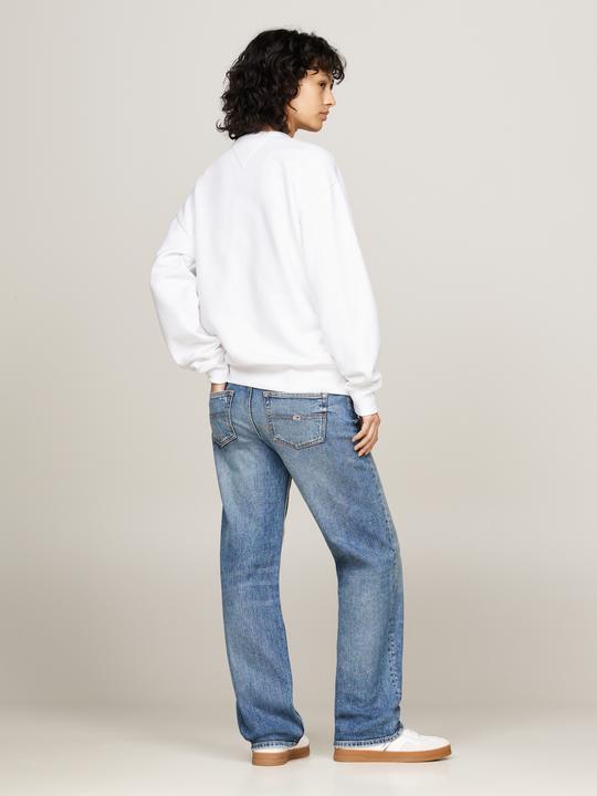 Actual product image Tommy Hilfiger Varsity Relaxed Fit Crewneck Dames - Wit - Maat L (L)