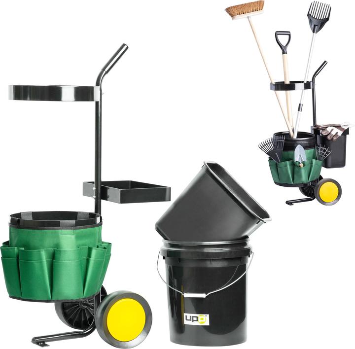 Actual product image UPP Garden tool trolley Tool holder Tool trolley Garden trolley Wheelbarrow (40 kg)