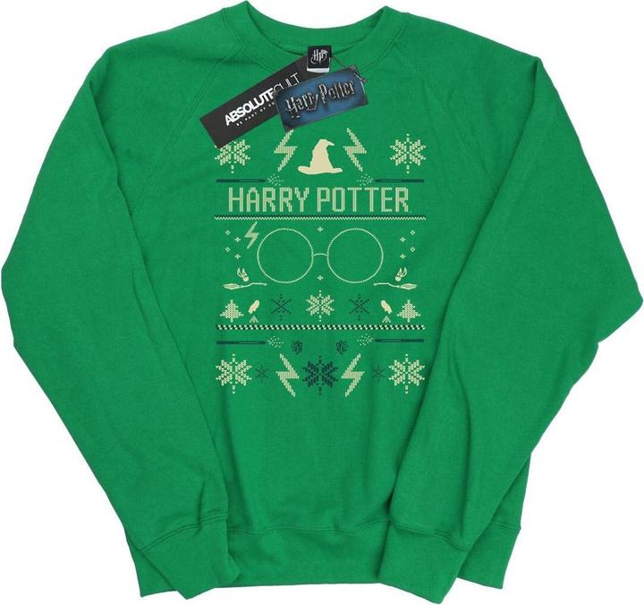 Actual product image Womens/Ladies Christmas Pattern Sweatshirt (L)