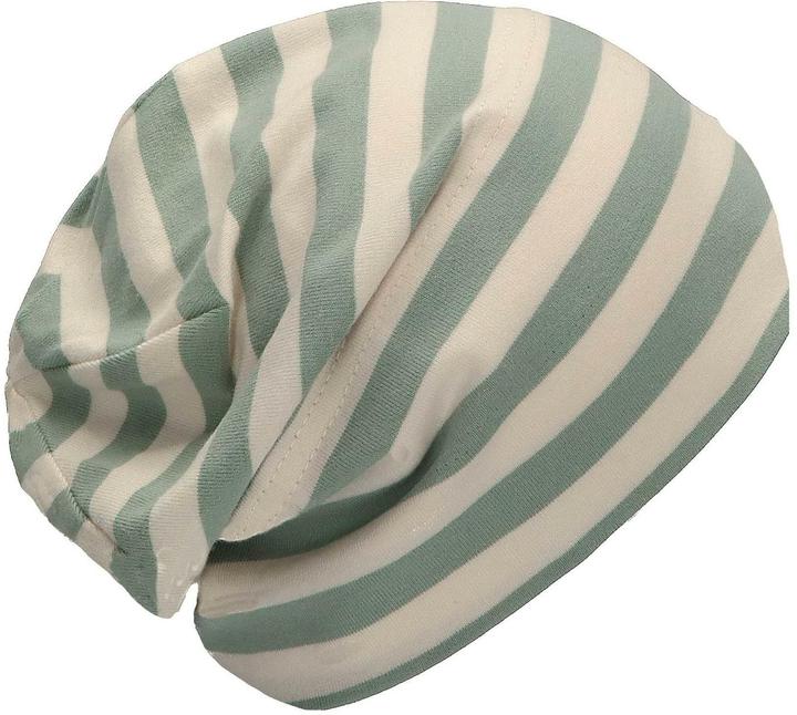 Sterntaler Mütze Slouch-Beanie gestreift Grün Gr. 39 (39)