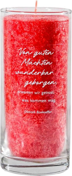Produktbild Palmwachskerze »Von guten Mächten wunderbar geborgen«
