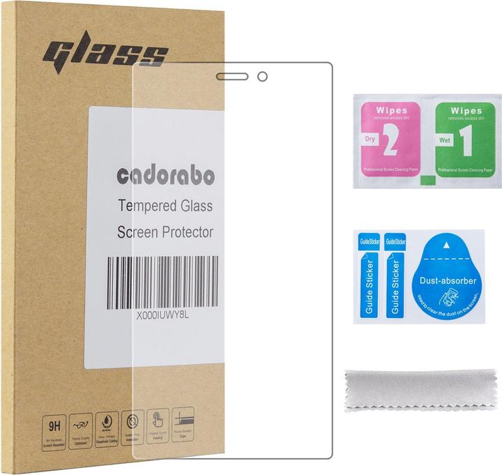 Actual product image Cadorabo display protection glass (1 Piece, Wiko Ridge 4G)