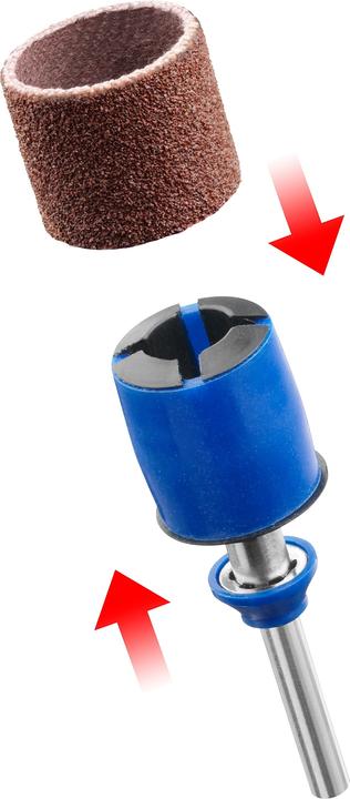Dremel EZ SpeedClic grinding mandrel and abrasive belt (60, 120)