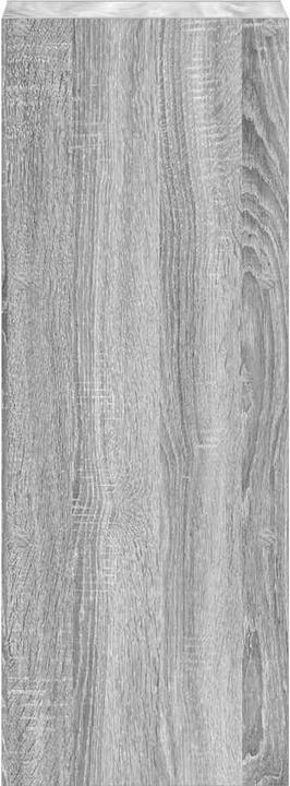 Productafbeelding VidaXL Stapelbare boekenplank grijs Sonoma 30x30x80 cm materiaal op houtbasis (30 x 30 x 80 cm)