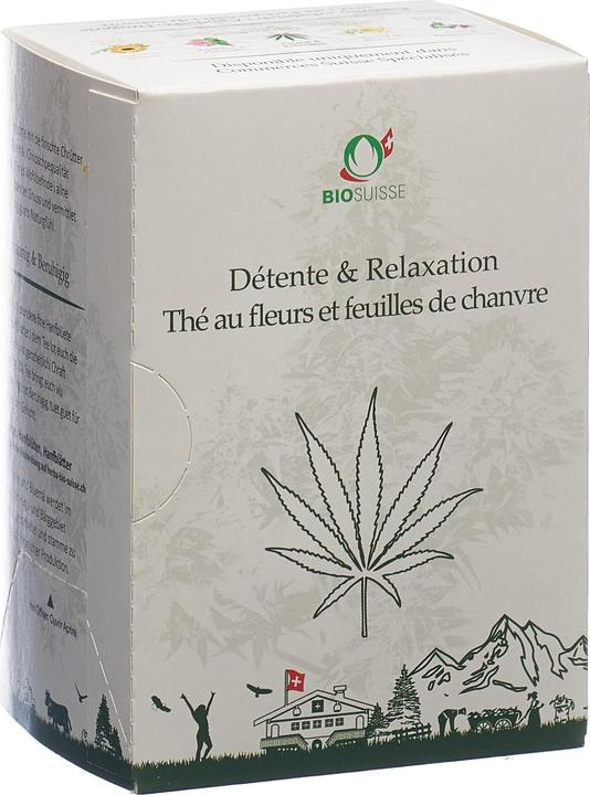 Actual product image Herba Bio Suisse Relaxation & Calming Hemp flower and hemp leaf tea (30 g)