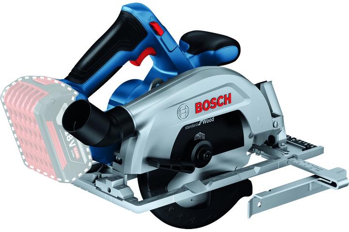 GKS 18V-57-2, 1x circular saw blade, Standard for Wood, 165 x 1.5, 1.0 x 20 mm, 24, rip fence, 1, 1 L-BOXX insert for device, L-BOXX 238