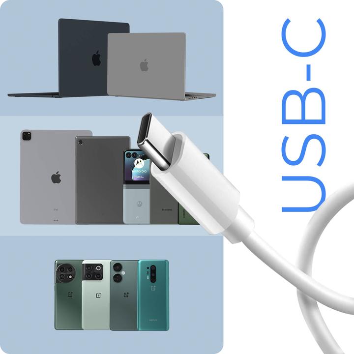 Produktbild Mayaxess USB-C / USB-C Kabel 1m - Schnellladung (1 m, USB 3.0)