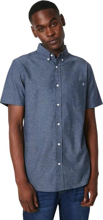 Actual product image Universal Textiles Mens Chambray Look Short-Sleeved Shirt (M)