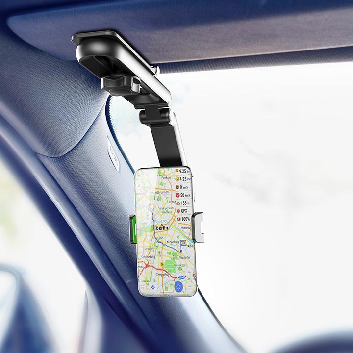 Image du produit PhoneLook Support universel pour smartphone bras flexible réglable pour voiture pare-soleil