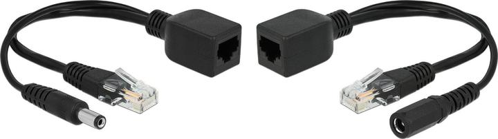 Produktbild Delock PoE Converter 9-57V passiv Set, 100Mbps, DC 5,5 x 2,5mm (802.3af (PoE), 45.60 W)