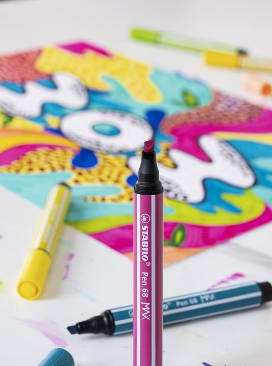 Produktbild STABILO Pen 68 Max Karminrot (Karminrot, 1 x)