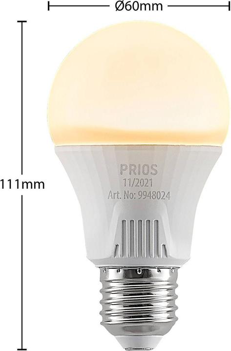 Actual product image Prios Lamp (E27, 11 W, 1055 lm, 1 x, F)