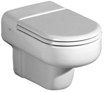 Geberit Sedile per WC COURREGES con coperchio, adatto per WC 203100 bianco