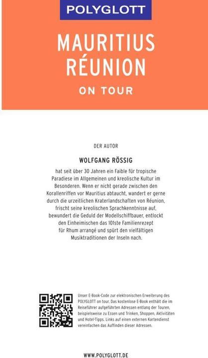 Energie-Label on tour Reiseführer Mauritius/Réunion (Deutsch, Wolfgang Rössig, 2019)