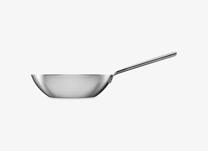 Immagine prodotto Fiskars Norden Steel Wok, 28cm, non rivestito (28 cm, Wok, Acciaio inossidabile)