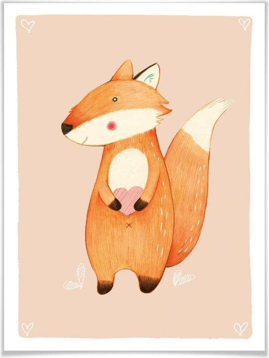 Image du produit Trenddeko Loske - Fox (80 x 60 cm)