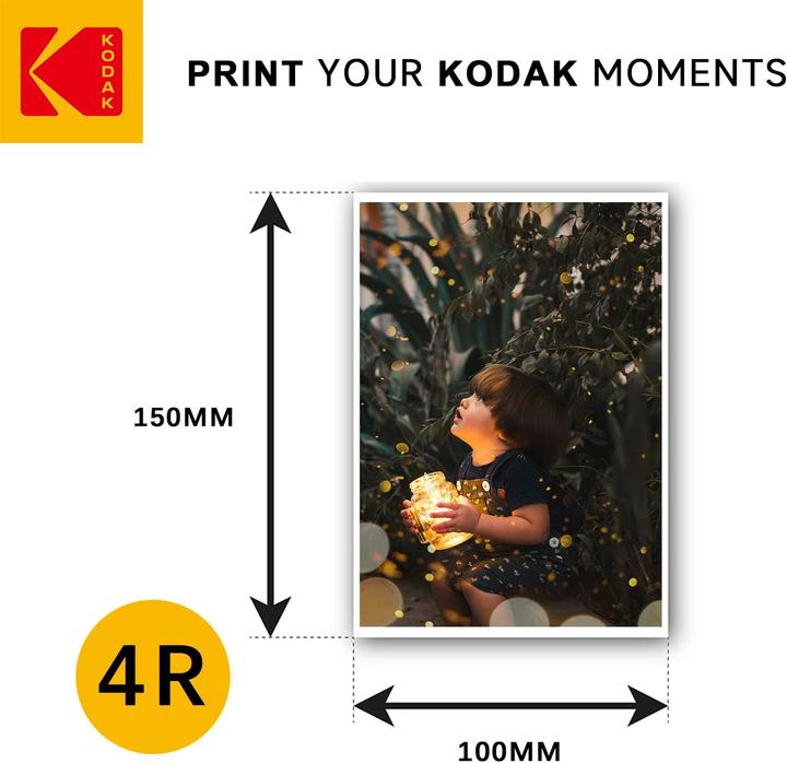 Produktbild Kodak Picture Paper 230g 11.8 mil Glossy 4/6x100 (9891164) (230 g/m², 10 x 15 cm, 1 x)