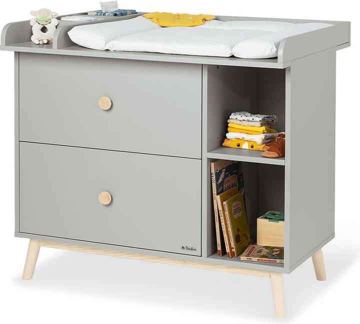 Produktbild Pinolino Kinderzimmer-Set 'Dusk' breit, 2-tlg. (Babybett, Wickelkommode)