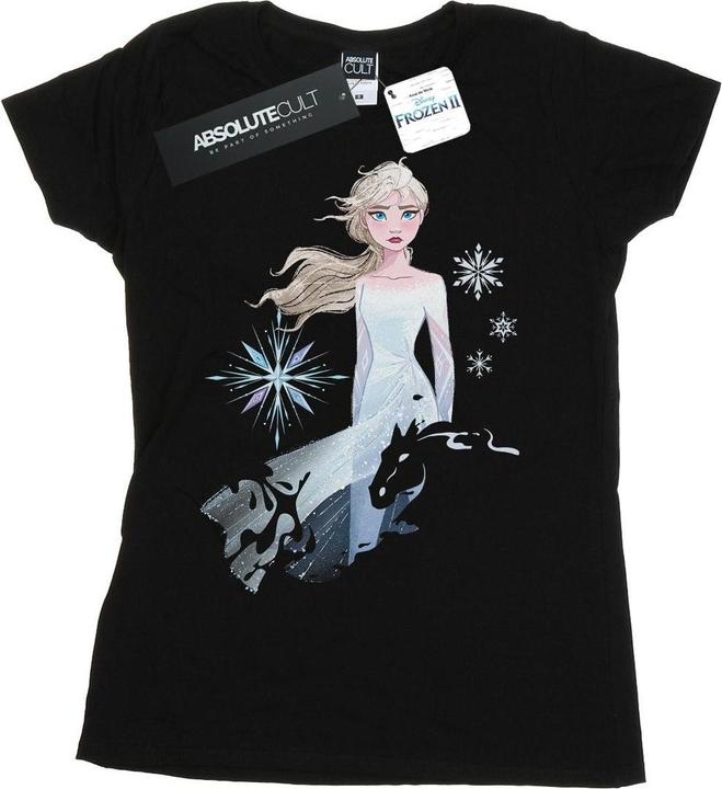 Immagine prodotto Disney Frozen 2 Elsa Nokk Silhouette Maglietta Donna (S)