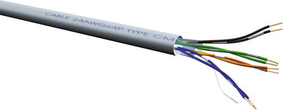 Actual product image Roline UTP cable Cat.6 / Class E solid wire, AWG23 100m (U/UTP, CAT6, 100 m)