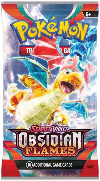Actual product image Pokémon Obsidian Flames (English, Booster Pack)