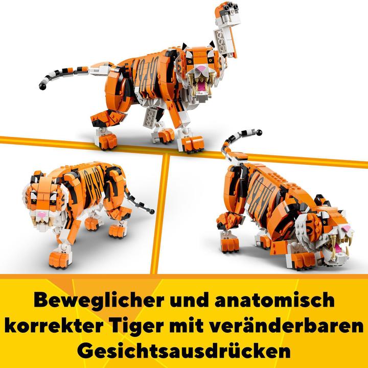 Produktbild LEGO Majestätischer Tiger (31129, LEGO Creator 3-in-1)