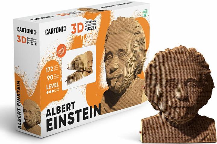 Cartonic CARTMALB - Albert Einstein - Puzzle 3D (172 pièces)