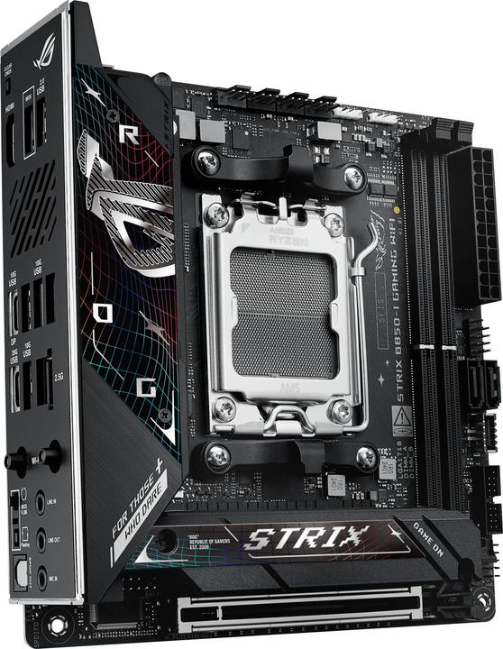 Produktbild ASUS ROG STRIX B850-I GAMING WIFI (AM5, AMD B850, Mini-ITX)