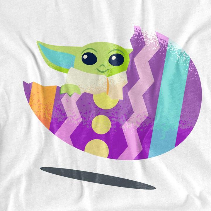 Actual product image Star Wars Unisex Adult Ride Grogu Easter Egg T-Shirt (XL)