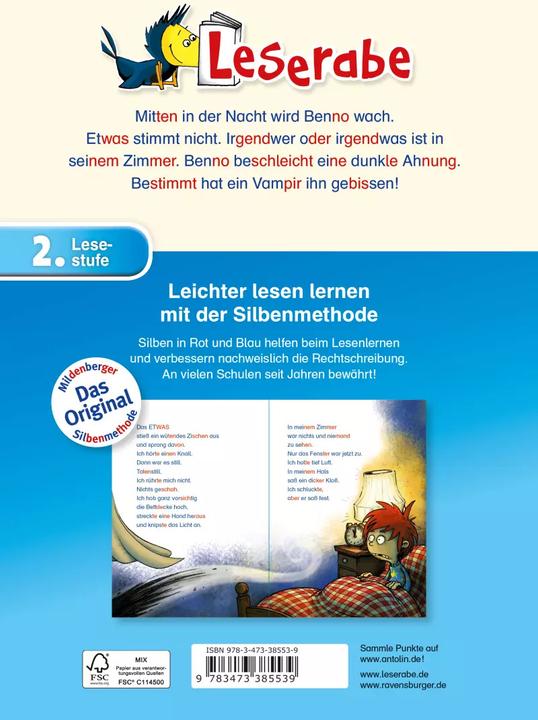 Actual product image Ravensburger Hilfe, ich bin ein Vampir! (German, Susan Niessen, 2019)