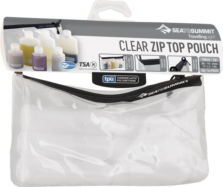 Produktbild Sea To Summit Clear Zip Top Pouch (Flüssigkeitsbeutel, Necessaire)