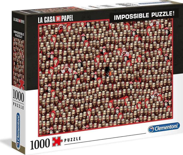 Actual product image Clementoni House of money: Masks - Dali (1000 pieces) (1000 pieces)