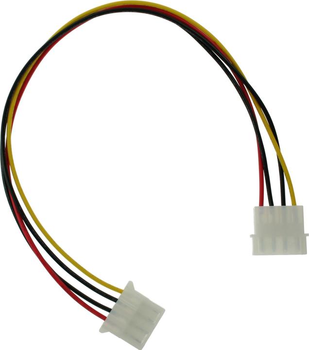 Actual product image InLine Y power cable from 4-pin molex to 2x floppy