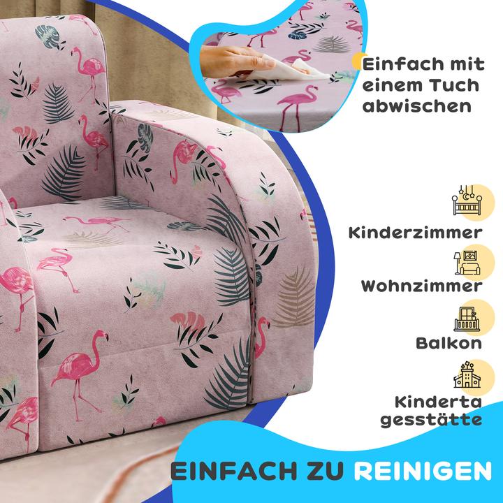 Image du produit Aiyaplay Kindersessel Schaumstoff, Polyester Rosa (Fauteuil pour enfants)