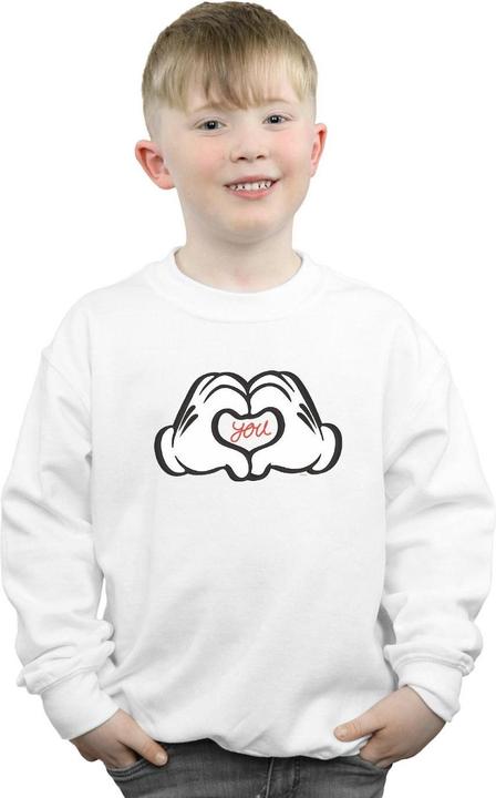 Actual product image Disney Boys Mickey Mouse Loves You Sweatshirt (140, 146)