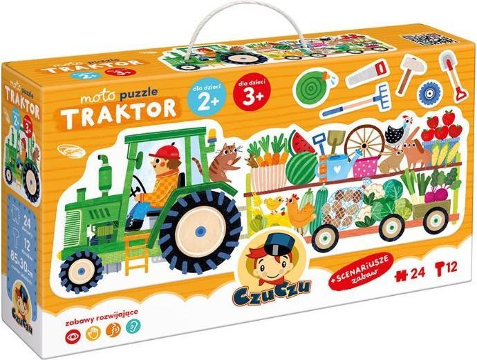 Czuczu Moto-Puzzle - Traktor (24 Teile)