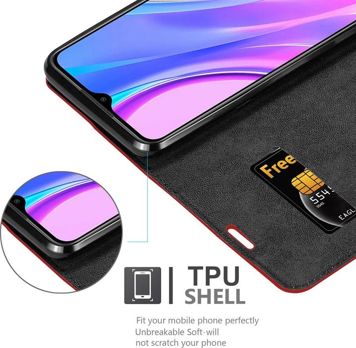 Productafbeelding Cadorabo Boek Onzichtbare Magneethoes (Xiaomi Redmi 9)