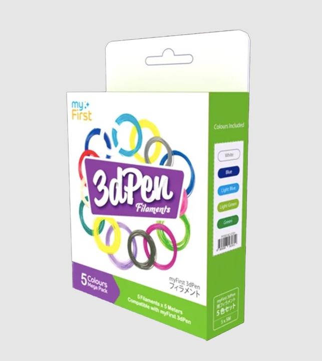 Immagine prodotto myFirst Riempitivo per penna 3D in confezione da 5 colori (PCL, 1.75 mm, 114 g, Multicolore)