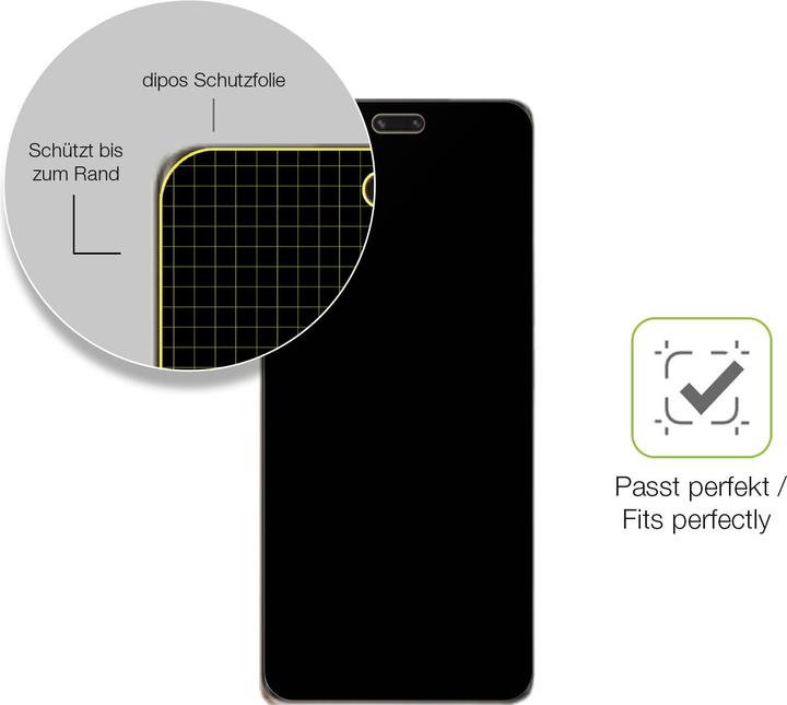 Actual product image Dipos Full Cover Screen Protector Matte (1 Piece, Mi3)