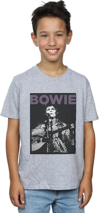 Actual product image David Bowie Boys Rock Poster T-Shirt (140, 146)