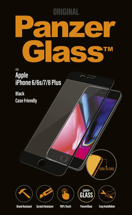 Actual product image PanzerGlass Screen protector (1 Piece, Apple iPhone 8 Plus, Apple iPhone 6 Plus)