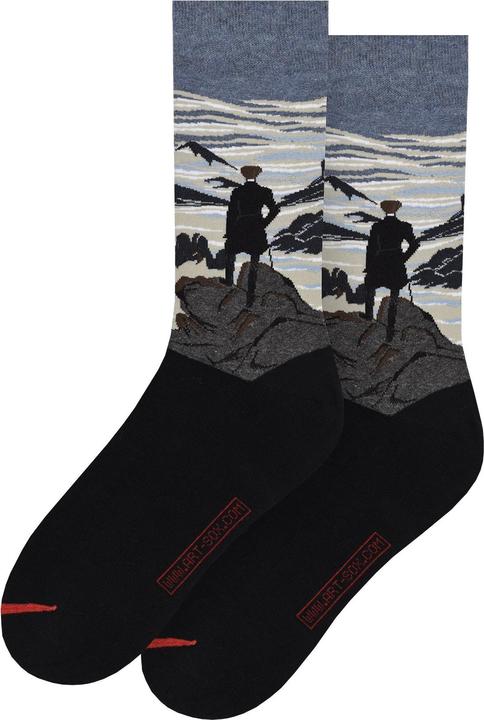 MuseARTa Socken Caspar David Friedrich - Wanderer above the Sea of