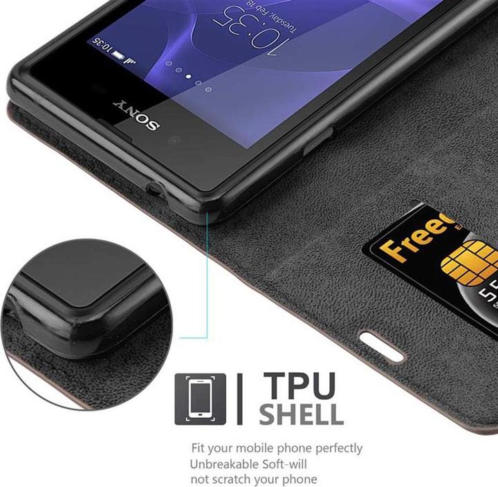 Produktbild Cadorabo Book Invisible Magnet Cover (Sony Xperia E3)